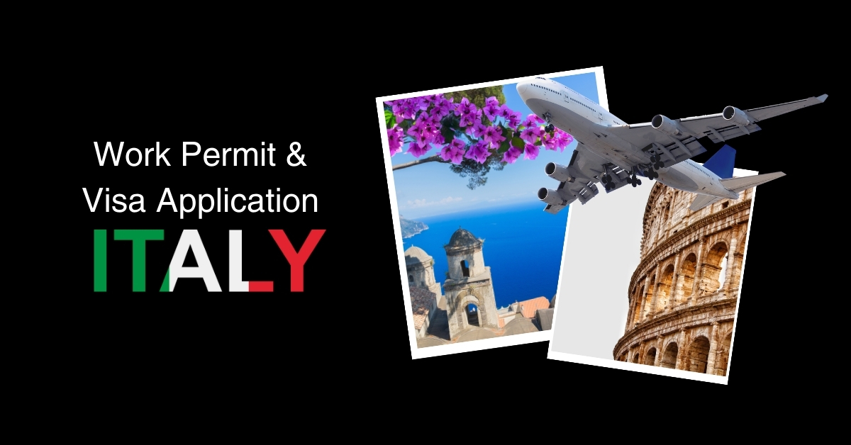 How to Apply for Work Permit, Student Visa, Business Visa, Investor Visa, and Resident Card Visa from Armenia to Italy?